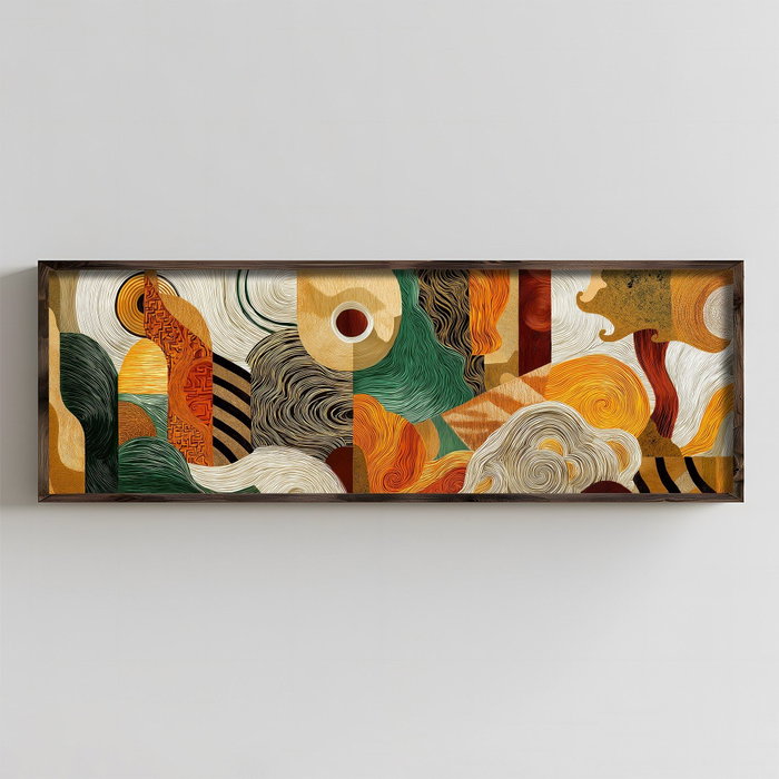 Wallity LAC153-120 Pintura Decorativa Multicolor en MDF de 120 x 40 cm